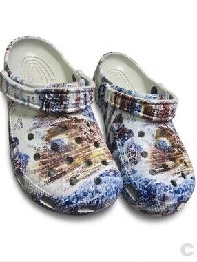 Crocs Classic Clogs Realtree Aspect Fishing Camo Slip On W7